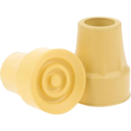 Non-Slip Rubber Walking Crutch Stick Tips 2.2 cm - 2 Pcs icon