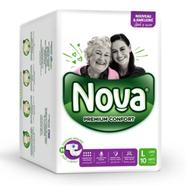 Nova Premium Comfort Adult Diaper- Size L, 10 Pcs