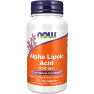 Now Alpha Lipoic Acid 250mg Veg 120 Capsules