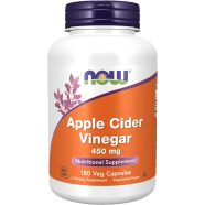 Now Apple Cider Vinegar 450 mg 180 Veg Capsules