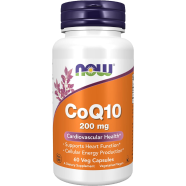 Now CoQ10 200 mg Cardiovascular Health Cellular Energy Vegan Capsules icon