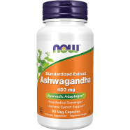 Now Foods Ashwagandha 450 mg 90 Veg Capsules