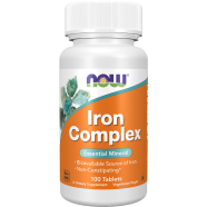 Now Foods Iron Complex 100 Tablets