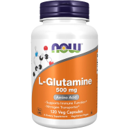 Now Foods L-Glutamine 500 mg 120 Veg Capsules