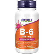 Now Foods Vitamin B6 100mg Capsule