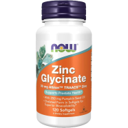 Now Foods Zinc Glycinate 120 Softgels