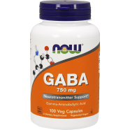 Now Gaba 750 mg 100 Veg Capsules