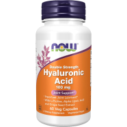 Now Hyaluronic Acid Double Strength 100 mg Veg 60 Capsules