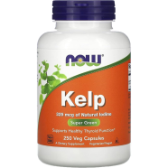 Now Kelp 325 mcg of Natural Iodine 250 Veg Capsules