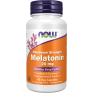 Now Melatonin Maximum Strength 20 mg 90 Veg Capsules