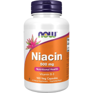 Now Niacin 500 mg 100 Veg Capsules