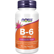 Now Vitamin B-6 100 mg 100 Veg Capsules