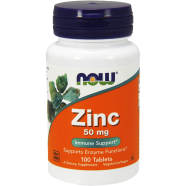 Now Zinc 50 mg 100 Tablets