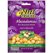 Nut Walker Dry Roasted Salted Macadamias Pouch Pack 20 gm - 142700286