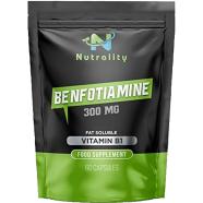 Nutrality Benfotiamine Supplement 300 mg 60 Capsules - 