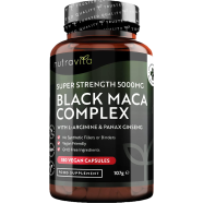 Nutravita Black Maca Root Complex 5000 mg 180 Vegan Capsules