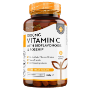 Nutravita Vitamin C 1000mg With Bioflavonoids And Rosehip - 180 Vegan Tablets