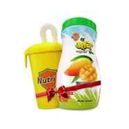 Nutri Plus Juicee Plus Fortified Soft Drink Powder (Mango) 500 gm Jar (Water Bottle FREE)