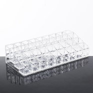 OFRANK 36 Spaces Lipstick Holder, Clear Acrylic Lipstick Organizer for Lipstick, Brushes, Bottles, and more icon