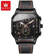 OLEVS OEM LOGO skeleton design waterproof fashion custom mens wrist watch oem quartz Men's watch - 9950