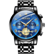 OLEVS Watch Luxury Business Chronograph waterproof stainless steel watch for mens