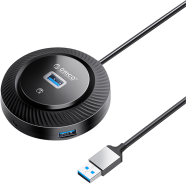 ORICO Desktop Type 4-Port USB Hub With Audio Mic Port YK4-U3-03-BK