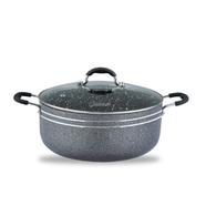 Ocean Cooking Pot Non Stick Stone Coating W/G Lid, Shallow - ONC36SCS