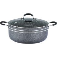 Ocean Cooking Pot Non Stick Stone Coating W/G Lid, Shallow - ONC36SCS