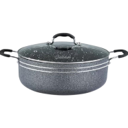 Ocean Non Stick Stone Coating Cooking Pot 28cm, W/G Lid, Shallow - ONC28SCS