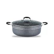 Ocean Non Stick Stone Coating Cooking Pot 28cm, W/G Lid, Shallow - ONC28SCS