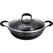 Ocean Wok Non Stick Stone Coating W/G Lid - ONW24SC