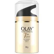 Olay Day Cream Total Effects 7 in 1 Anti Ageing Moisturiser (SPF 15) 50 gm - OO0141