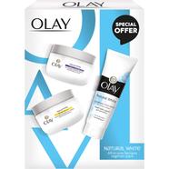 Olay Natural White Cream and Face Wash Set 3 pcs (UAE) - 139700445