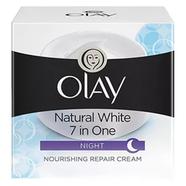 Olay Night Cream: Natural White 7 in 1 Night Cream 50gm - OO0151