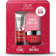Olay Regenerist Micro sculpting Day Moisturiser (non SPF) 50 gm with Cleanser pack 100 gm - OO0067