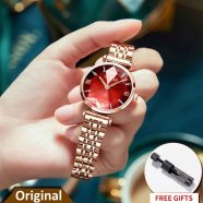 Olevs Diamond Mirror Wrist Watch for Women image