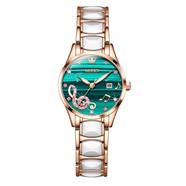 Olevs Fashion Diamond Ceramic Watch - 3605 