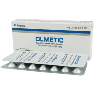 Olmetic 20 mg Tablet 14'S Strip icon