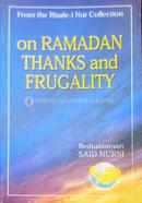 On Ramadan Thanks and Frugality