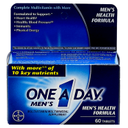 One A Day Men’s Multivitamin Supplement With Vitamins A, C, E, B1, B2, B6, B12, Calcium And Vitamin D - 60 Tablets 