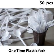 One Time Plastic Fork -50 Pcs icon