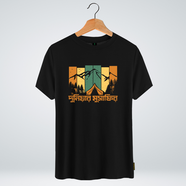 One Ummah BD 'Musafir v1' Design Classic Round Neck Half Sleeve T-shirt for Men - (CMTHC-CAD225)