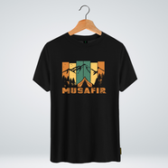 One Ummah BD 'Musafir v2' Design Classic Round Neck Half Sleeve T-shirt for Men - (CMTHC-CAD226)
