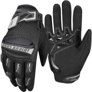 Ones Again Ventilated Touch Screen Full-Finger Motorcycle Gloves Breathable Wear-Resistant TPU Shell Protection 1 Pair image