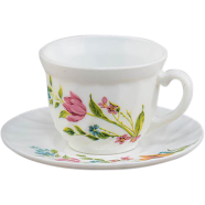 Opal Glass Cup and Saucer 1 Pcs - X190/501 icon