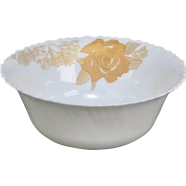 Opal Glass Deep Bowl 6 Pcs Set, 6 Inch