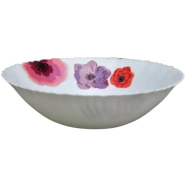 Opal Glass Flat Bowl Single Pcs, 8.5 Inch - LHDW85/805