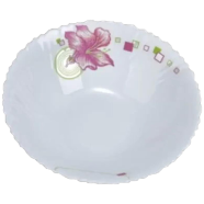 Opal Glass Flat Bowl Single Pcs, 8.5 Inch - LHDW95/810