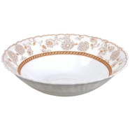 Opal Glass Flat Bowl Single Pcs - 9.5 Inch - LHDW95/203