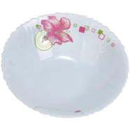 Opal Glass Flat Bowl Single Pcs - 9.5 Inch - LHDW95/810